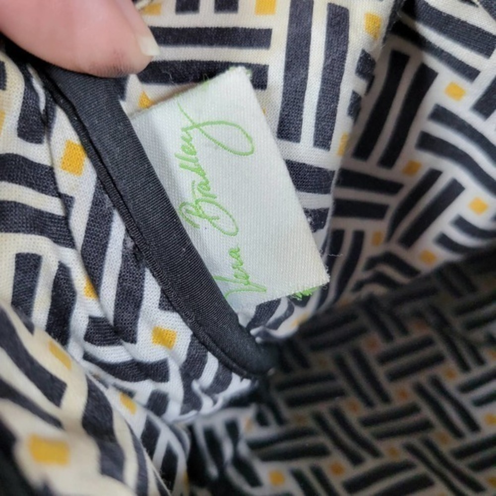 Vera Bradley Black Microfiber Crossbody Hipster - Picture 13 of 14